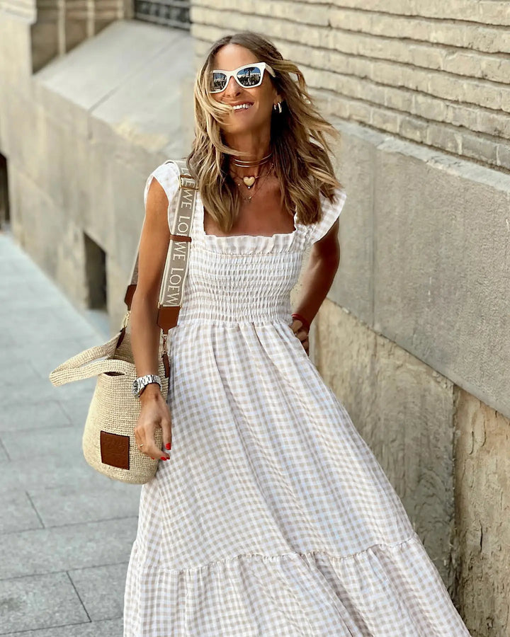 Mila™ | Retro-Karo-Kleid