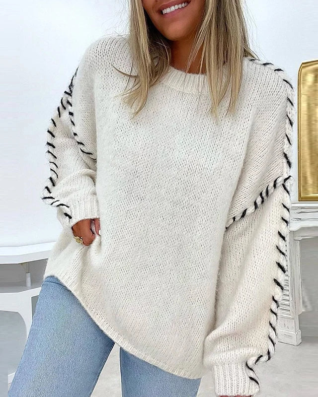 Amara - Lässiger warmer Strickpullover