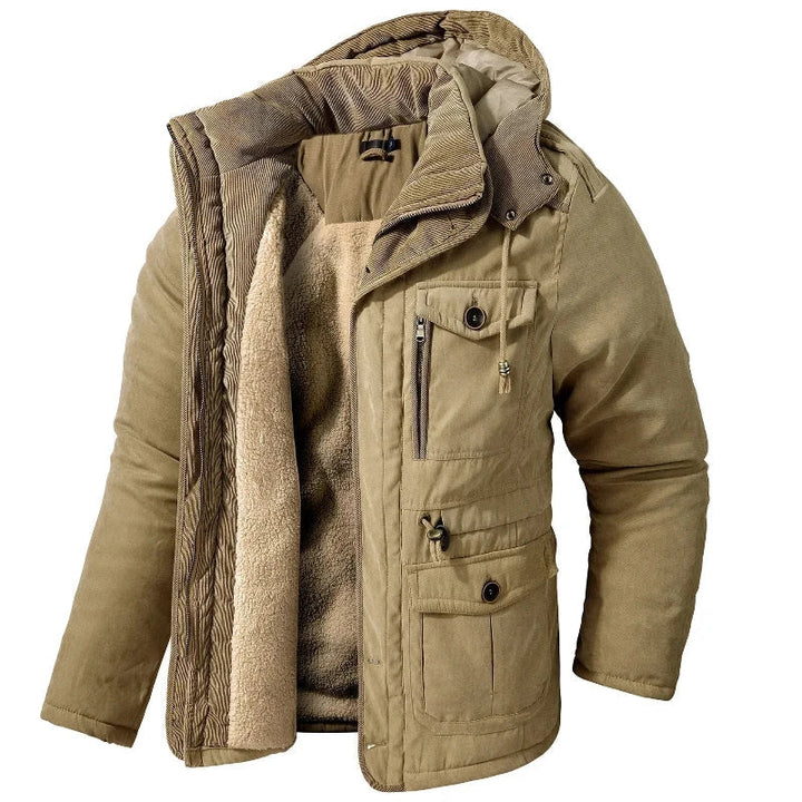 Mason | Herren Parka mit Kapuze und Taschen