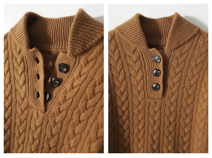 Arden Pullover mit Knopfleiste
