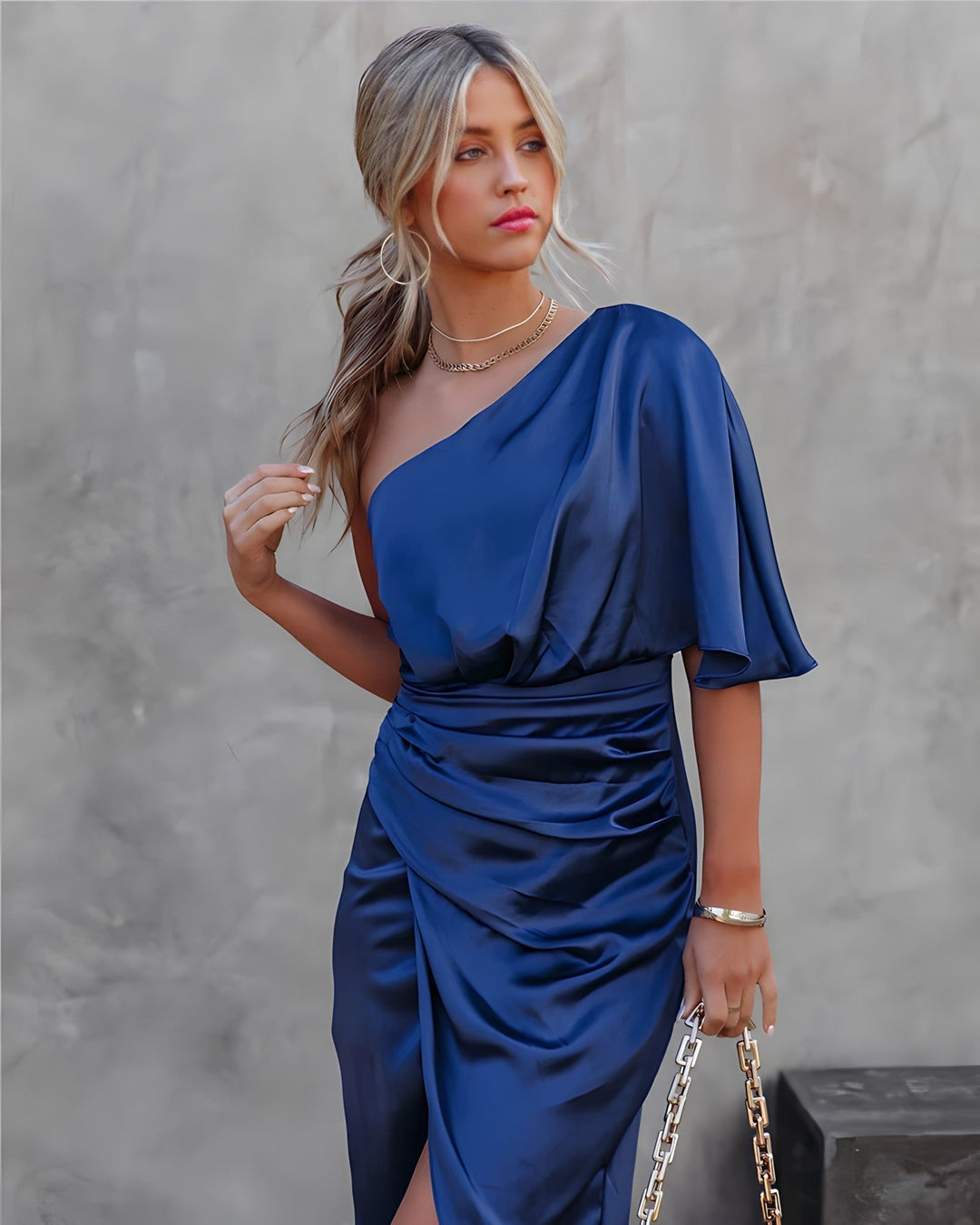 Ella™ - Elegantes Seiden-Abendkleid