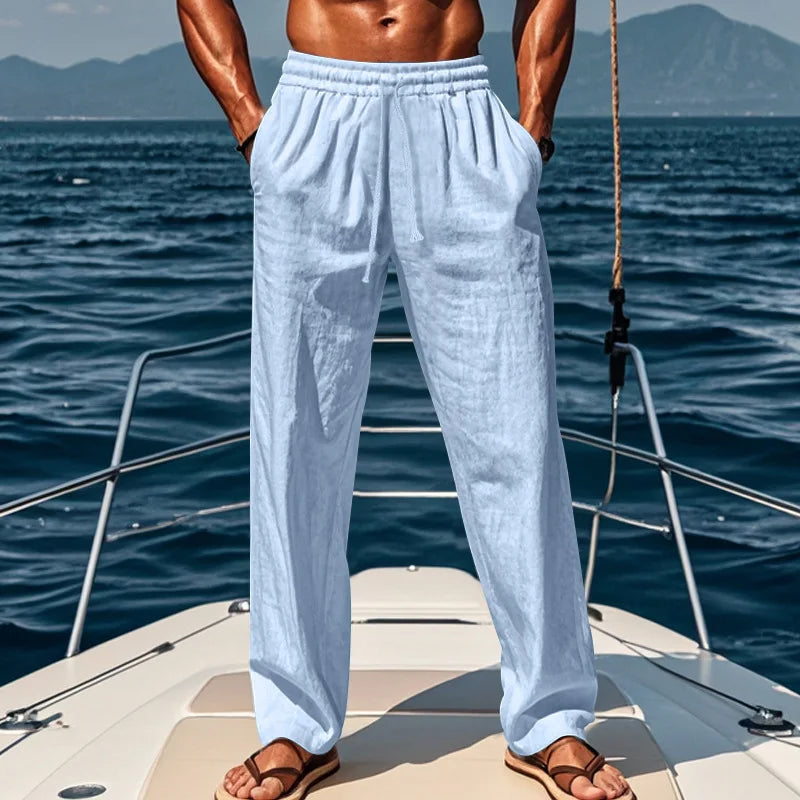 Elyas - Entspannte Leinenhose