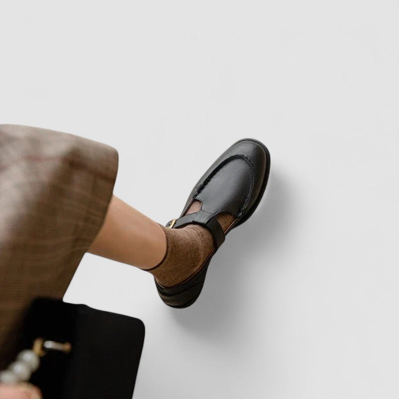 Zhelynne | Orthopädische Mary Jane Schuhe mit quadrater Zehenform