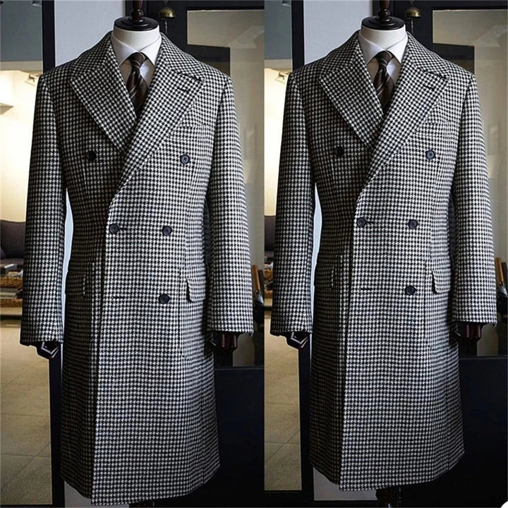 Bruno™ | Trenchcoat mit Hahnentrittmuster