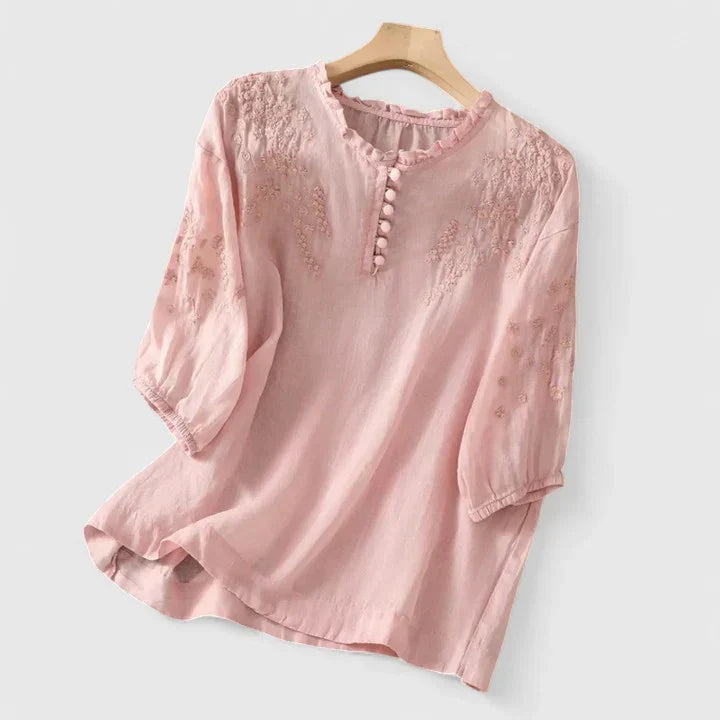 Victoria™ - Elegante Bluse mit Knopfleiste