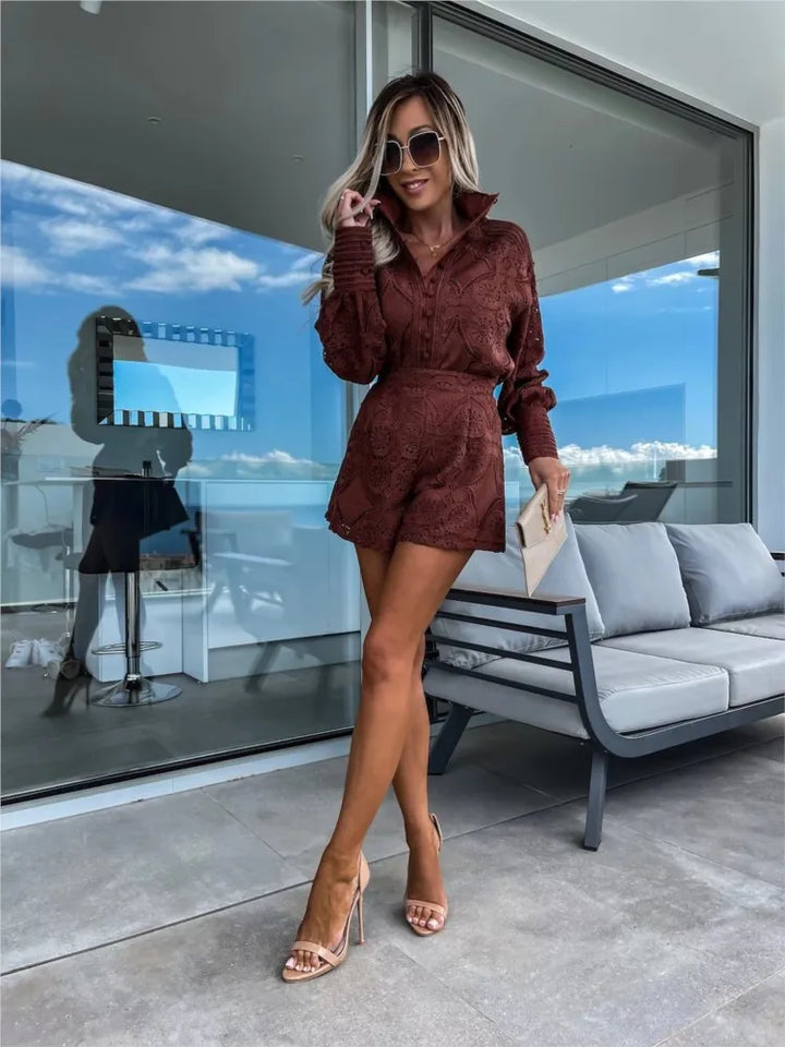 Amelina - Elegantes Spitzen-Set