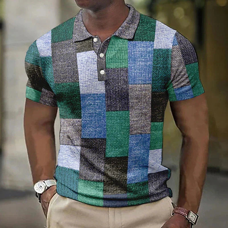 Esben™ - Stilvolles Multicolor Polohemd