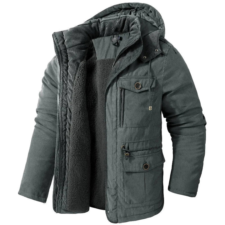 Mason | Herren Parka mit Kapuze und Taschen