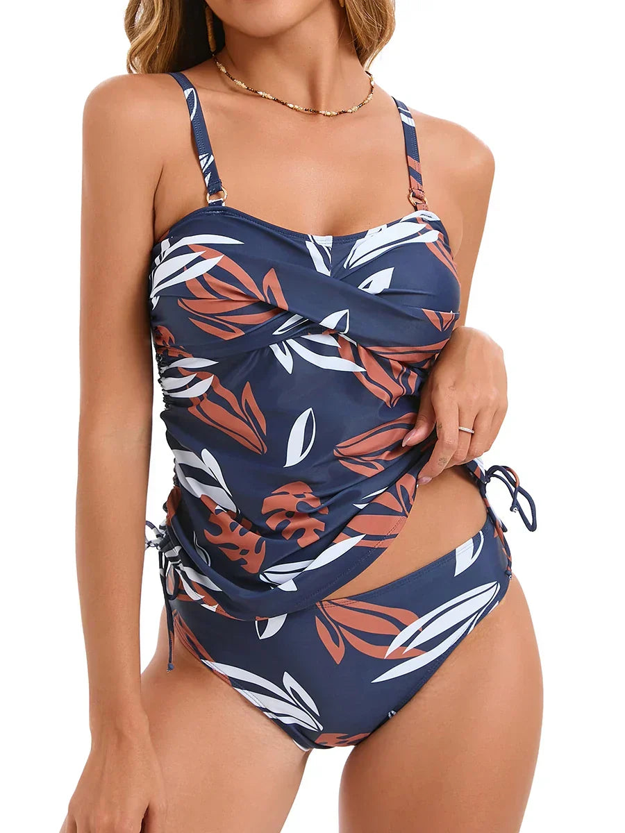 Harper | Damen-Tankini-Set mit verstellbaren Seitenbändern