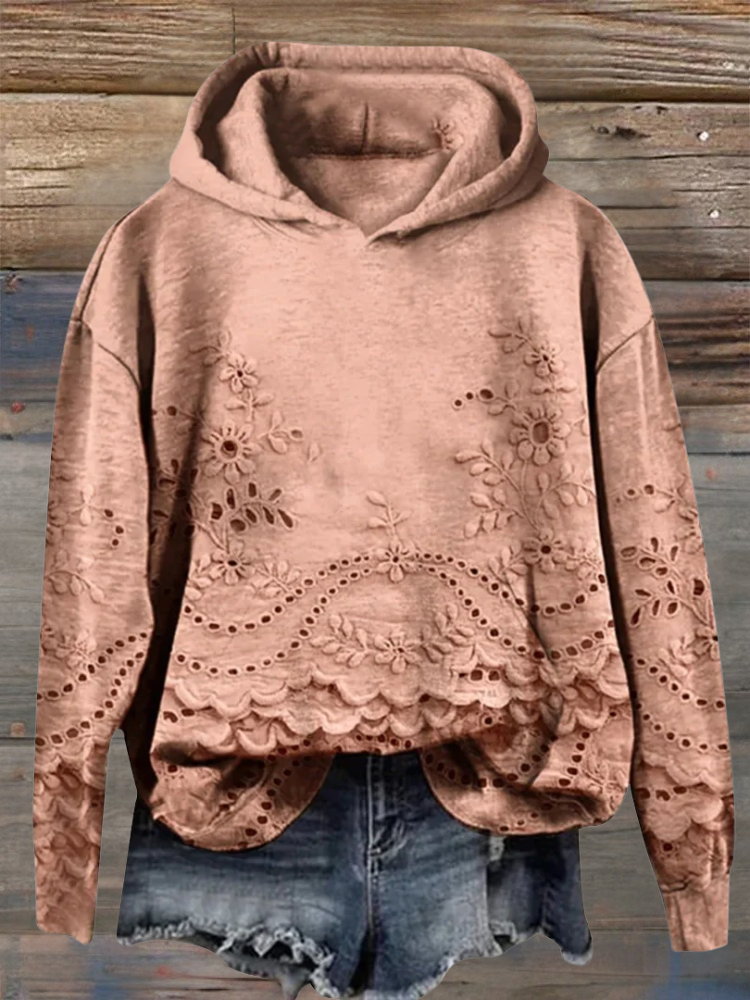Regine™ - Gemütlicher Hoodie mit floralem Print