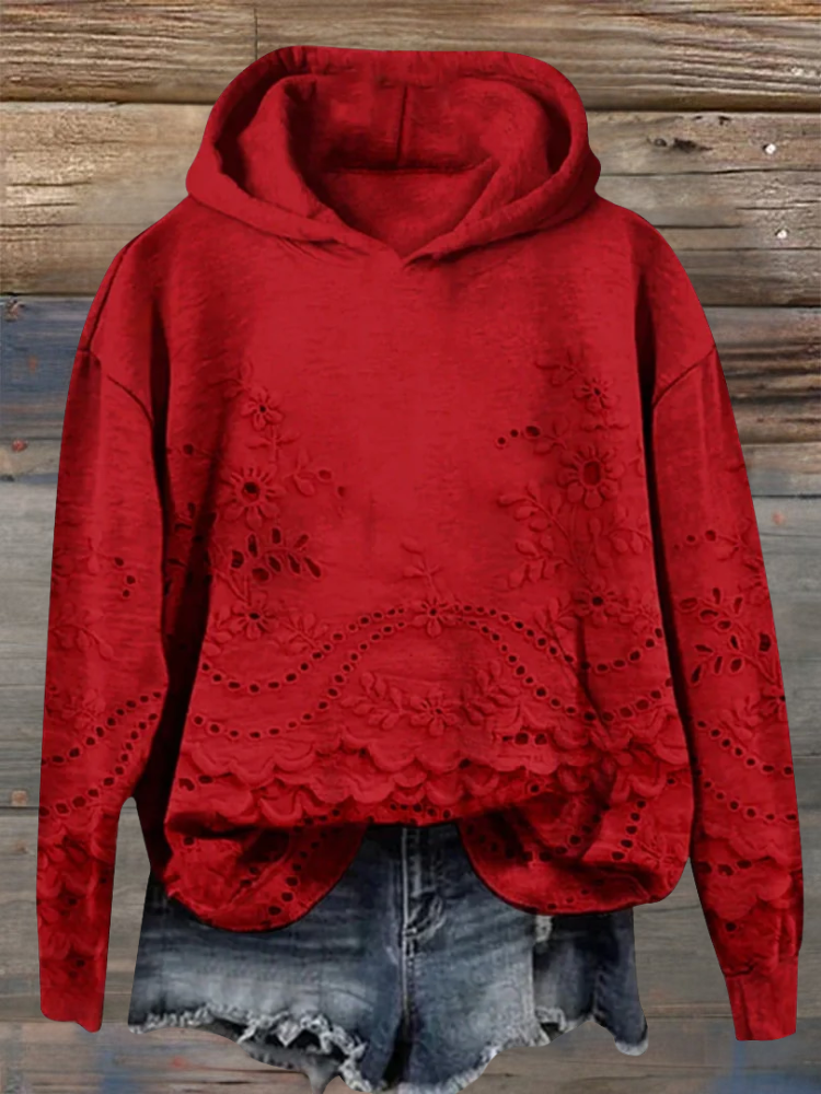 Regine™ - Gemütlicher Hoodie mit floralem Print