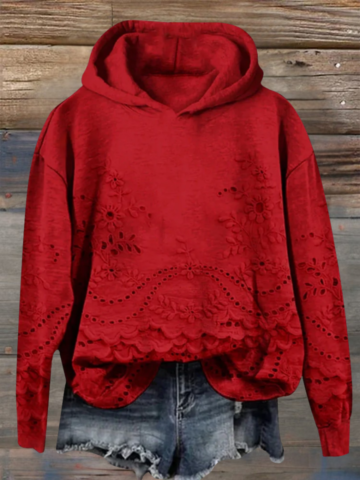 Regine™ - Gemütlicher Hoodie mit floralem Print