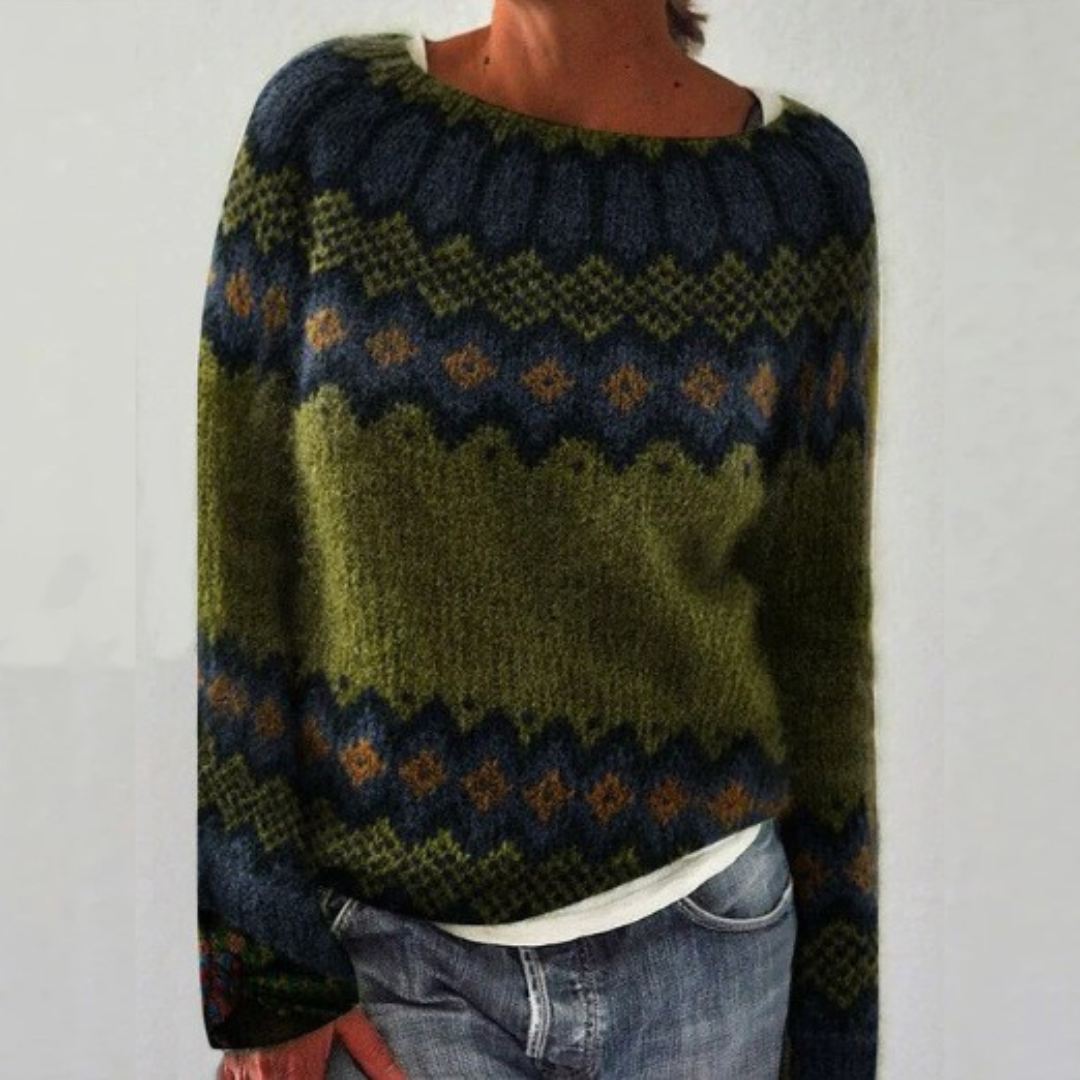 Anita™ - Gemütlicher Retro-Pullover