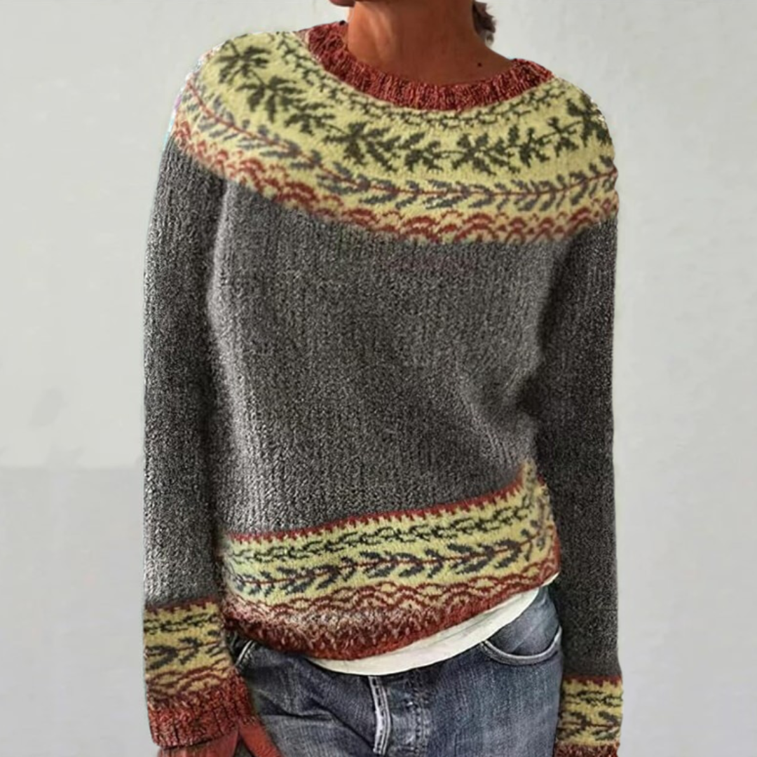 Lara™ - Gemütlicher Retro-Pullover