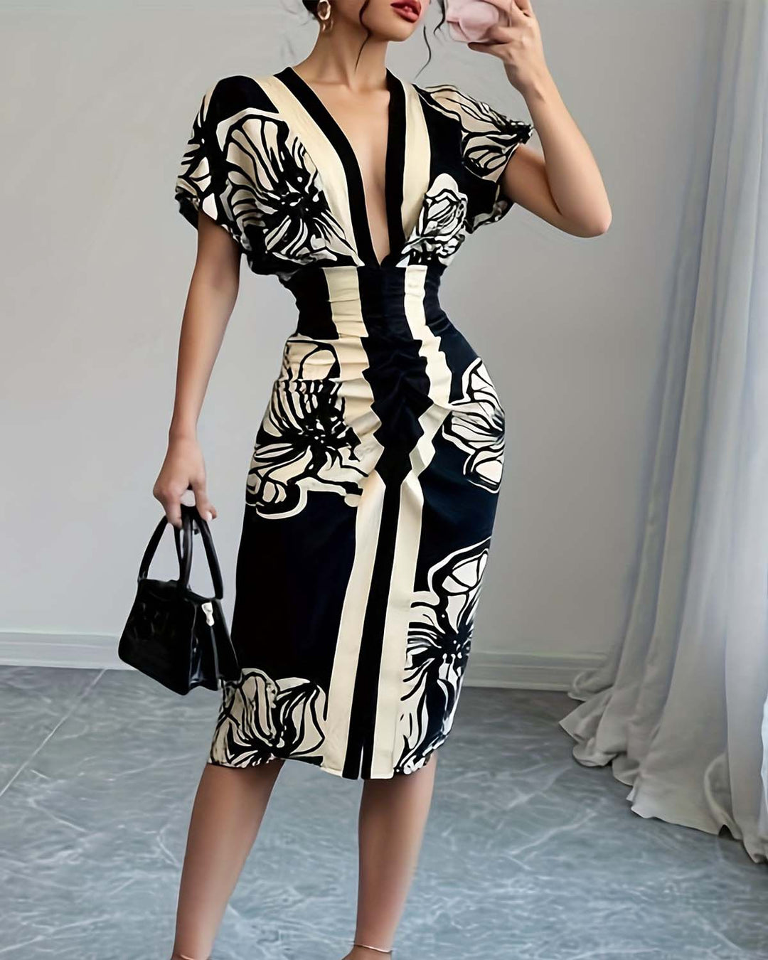 Hodiah™ - Schickes Plissee-Kleid