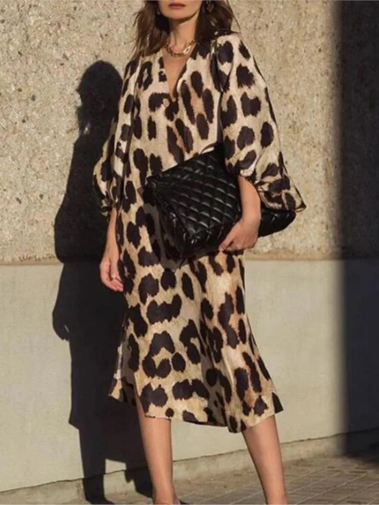 Lisa™ - Leopardprint-Kleid