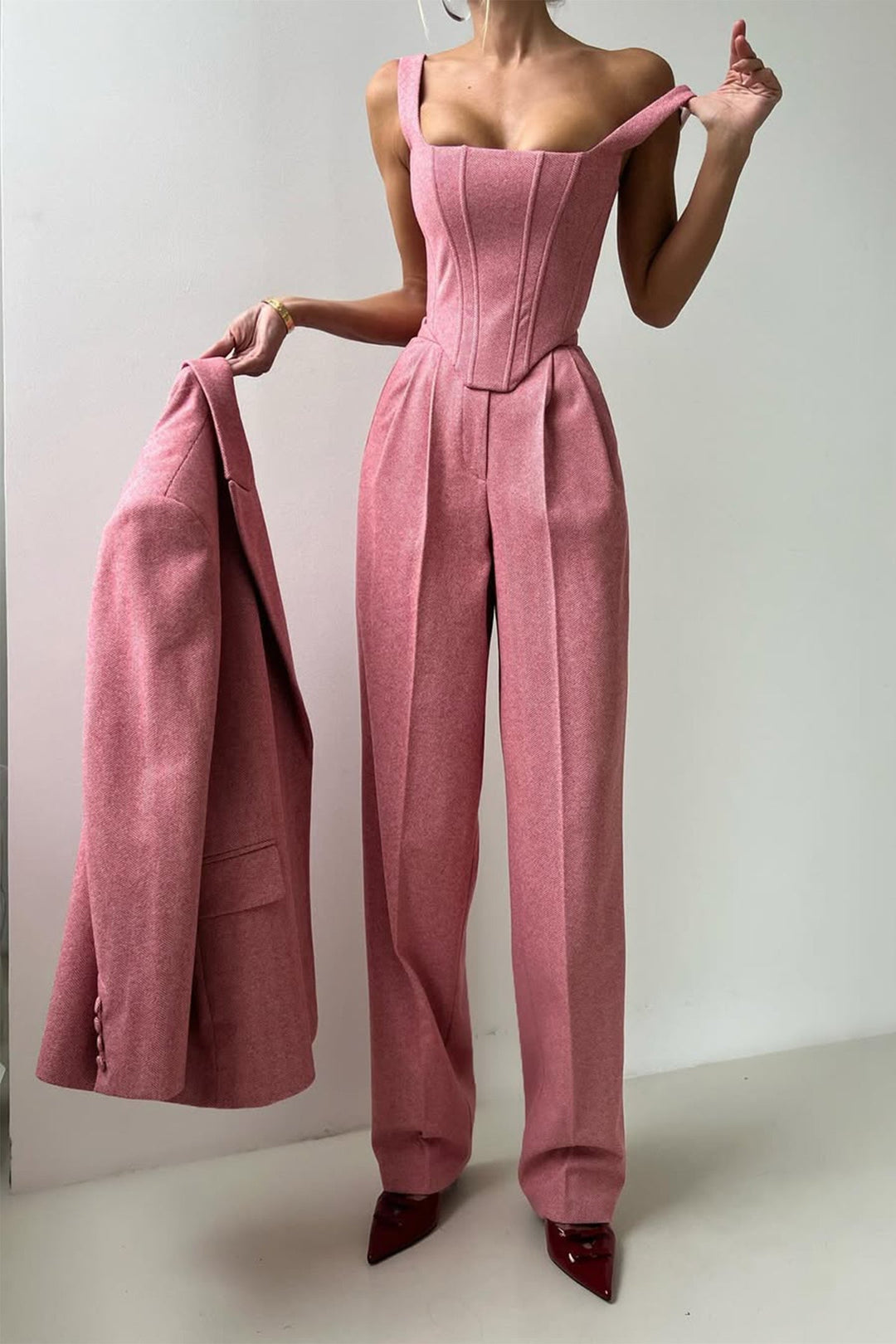 Dolce™ - Drei-Teile-Set mit Doppelreiher-Blazer