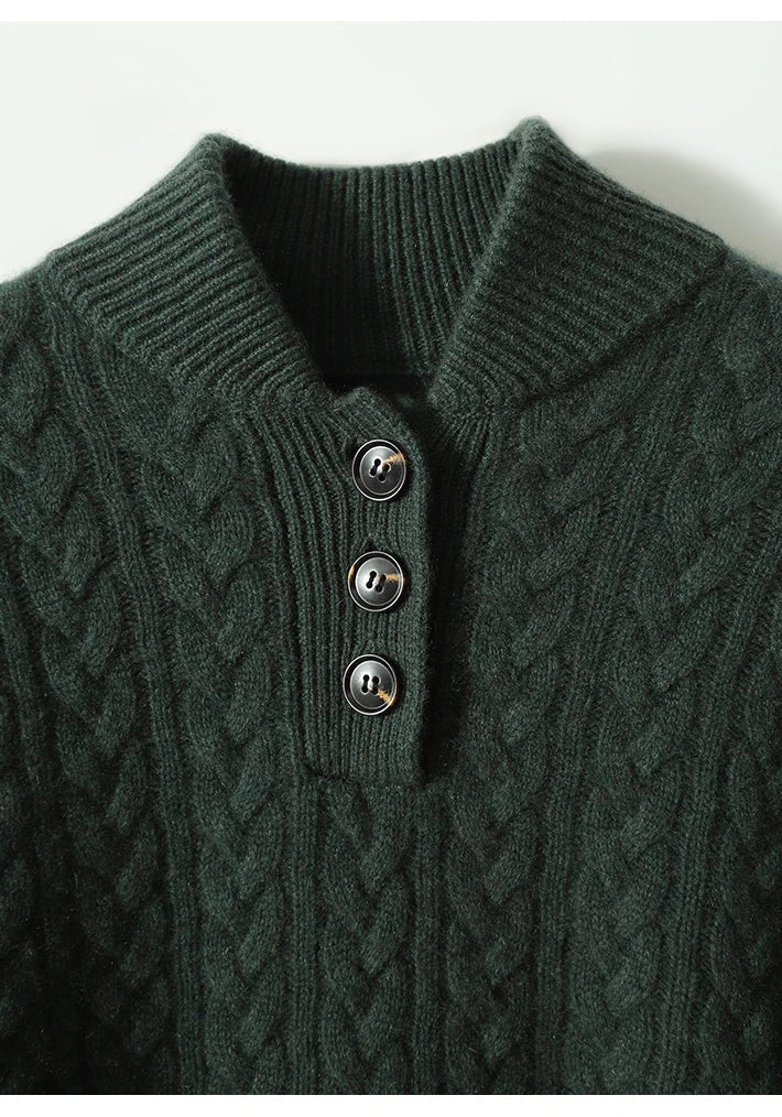 Arden Pullover mit Knopfleiste