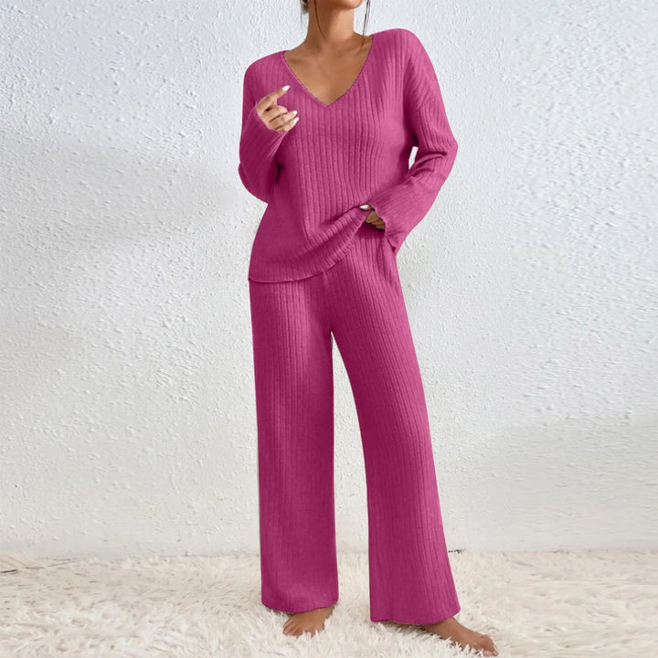 Sophie™ - Geripptes Zweiteiliges Set
