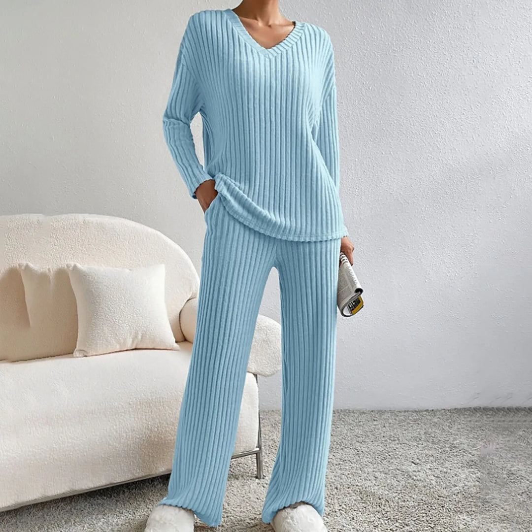 Sophie™ - Geripptes Zweiteiliges Set