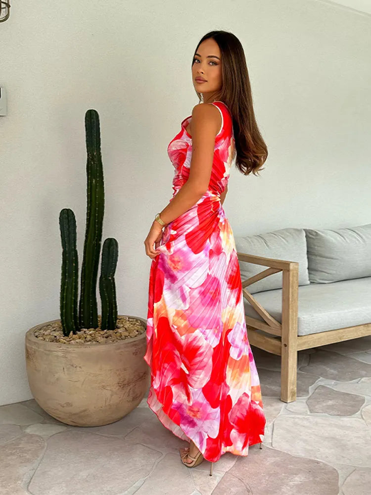 Katie | Plissierte Sommerkleid (Fast ausverkauft)