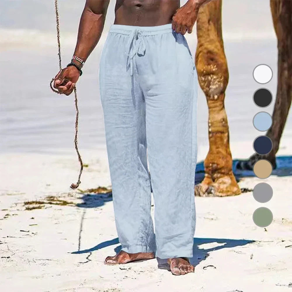 Jamal - Küsten-Leinenhosen