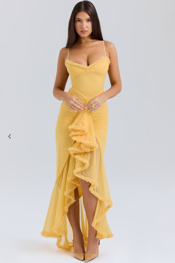 Fauna - Rüschen-Rüschenschwanz-Party-Kleid