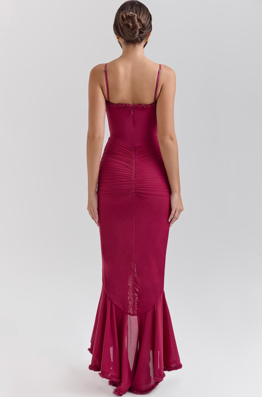 Fauna - Rüschen-Rüschenschwanz-Party-Kleid