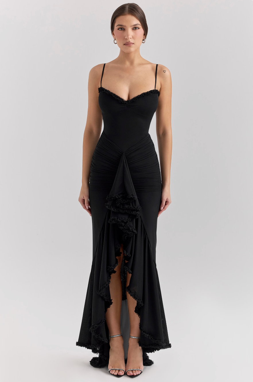Fauna - Rüschen-Rüschenschwanz-Party-Kleid