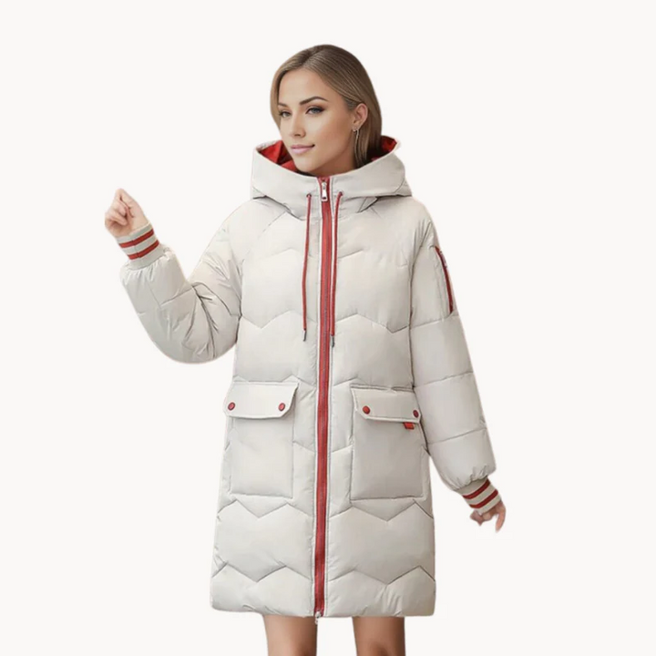 Parka de senhora com forro interior quente