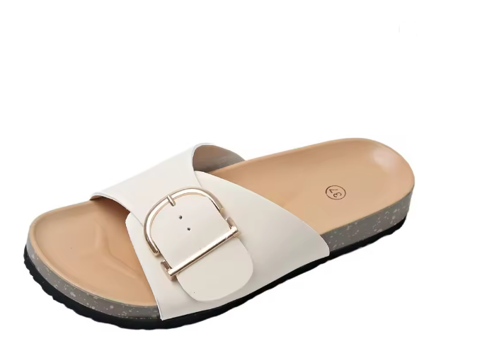Verstellbare Schnallenriemen Orthopädische Flache Sandalen