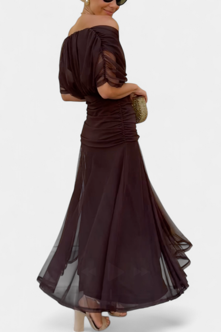 Alondra™ | V-Ausschnitt Langes Floral-Maxikleid