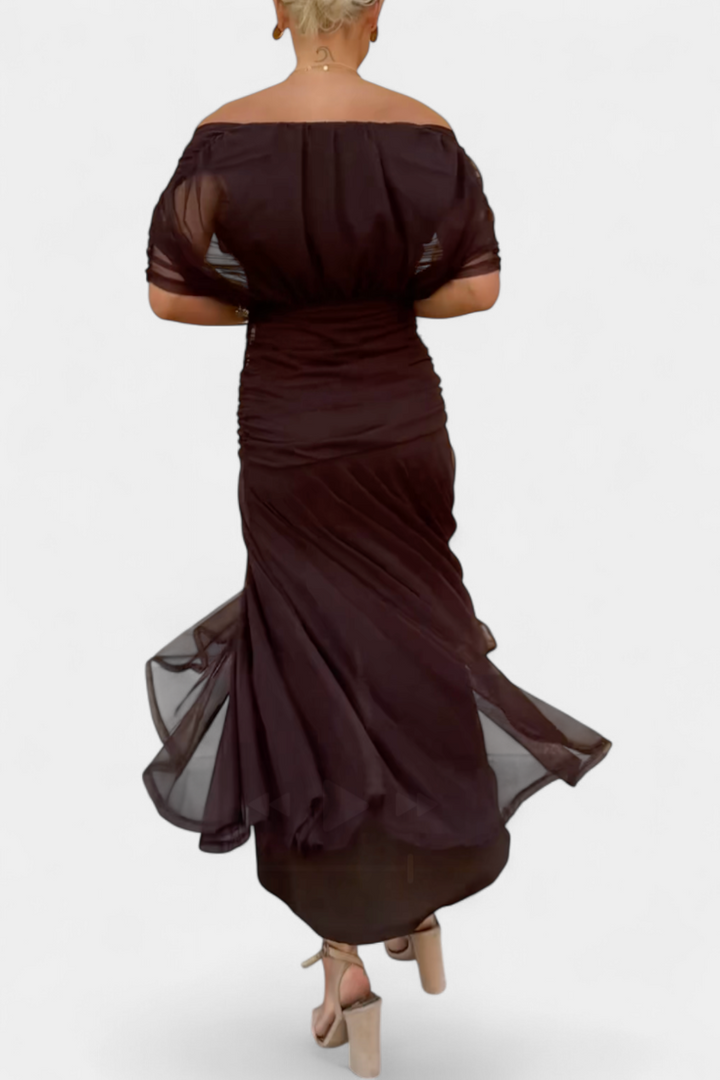 Alondra™ | V-Ausschnitt Langes Floral-Maxikleid