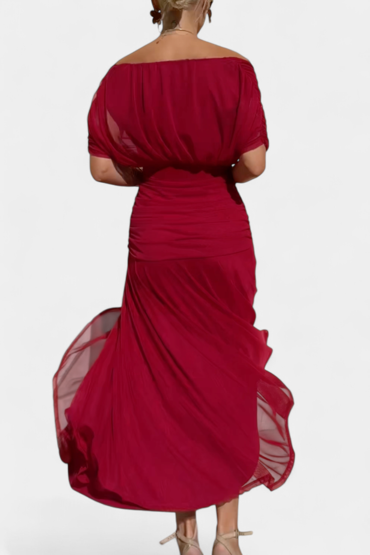 Alondra™ | V-Ausschnitt Langes Floral-Maxikleid