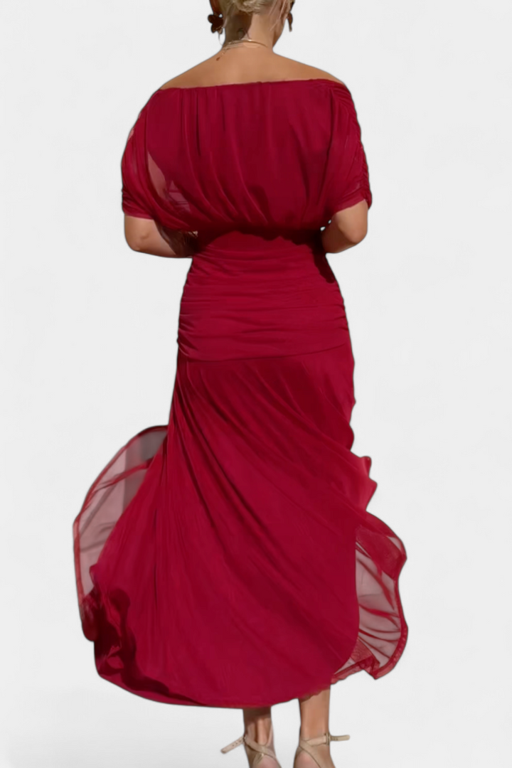 Alondra™ | V-Ausschnitt Langes Floral-Maxikleid