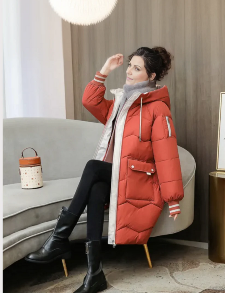 Parka de senhora com forro interior quente
