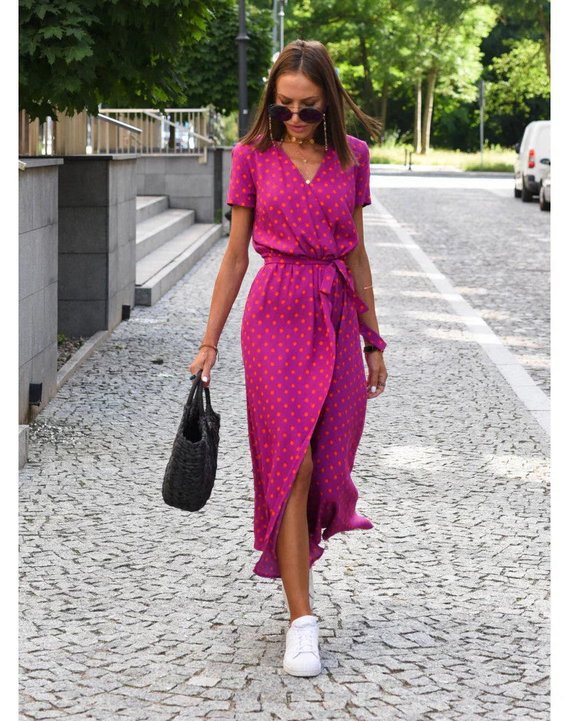 Suzanne – Elegantes Kleid mit V-Ausschnitt