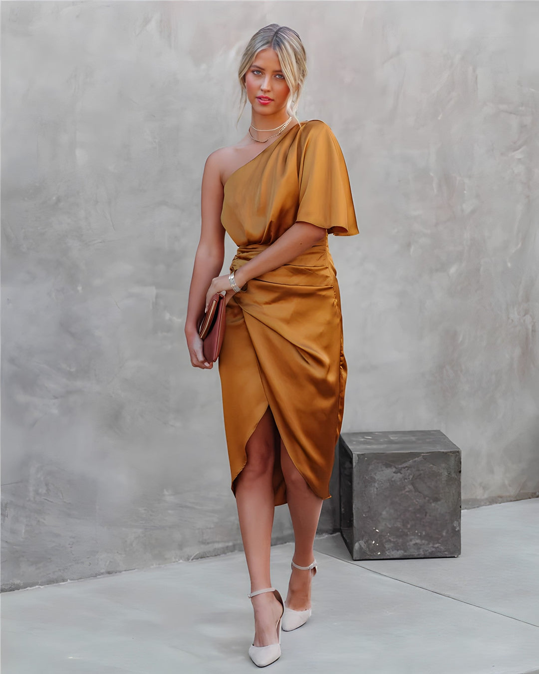 Ella™ - Elegantes Seiden-Abendkleid