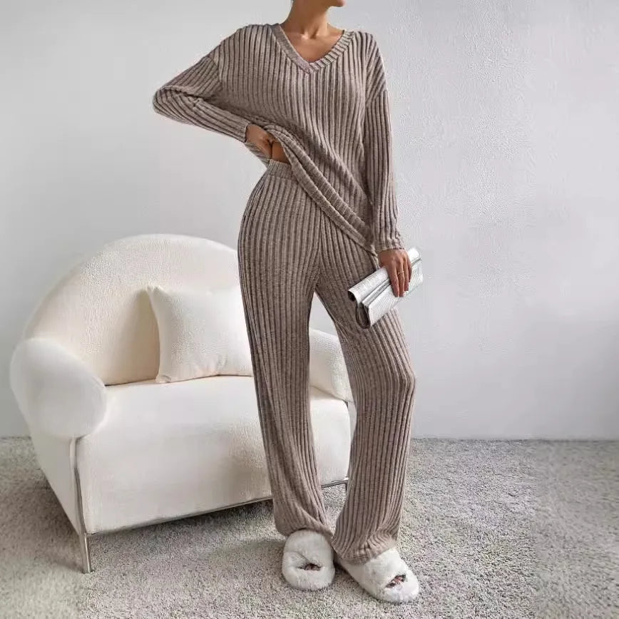 Sophie™ - Geripptes Zweiteiliges Set