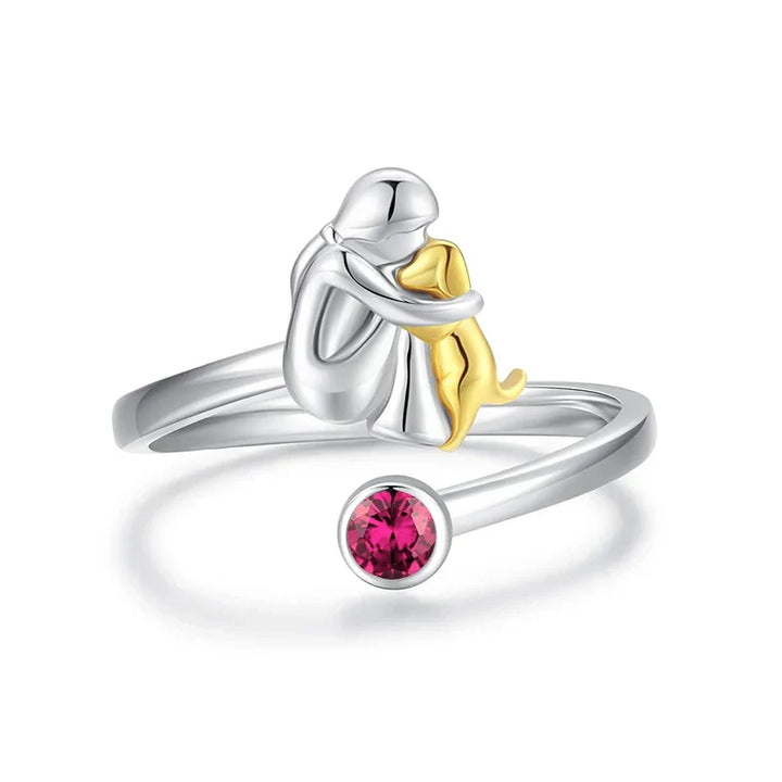 Rose™ - Ring mit Hundemotiv