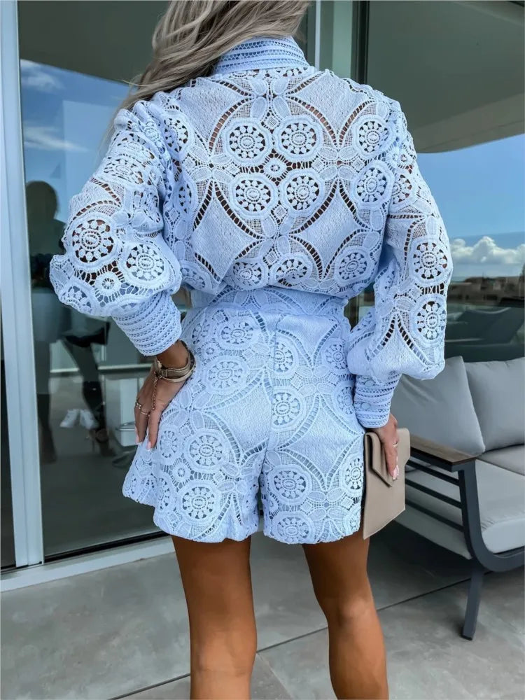 Amelina - Elegantes Spitzen-Set