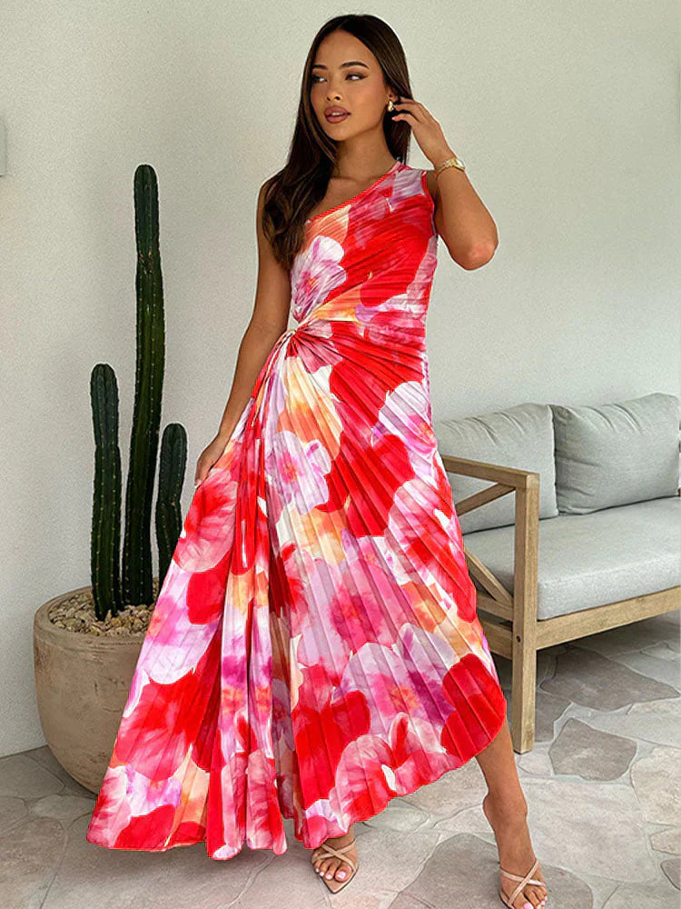 Katie | Plissierte Sommerkleid (Fast ausverkauft)
