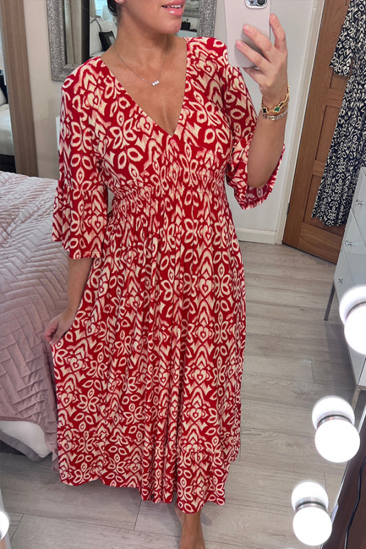 Bohemian Midi-Kleid von Selene