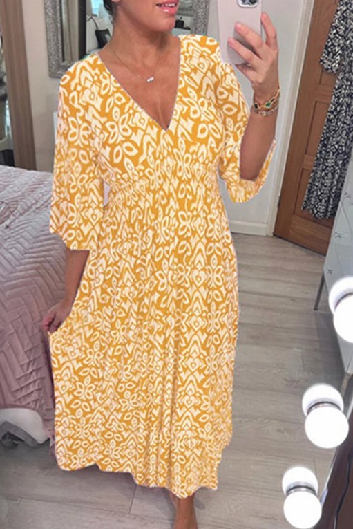 Bohemian Midi-Kleid von Selene