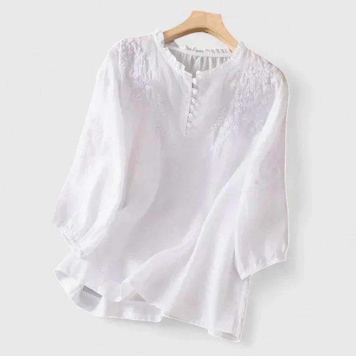 Victoria™ - Elegante Bluse mit Knopfleiste