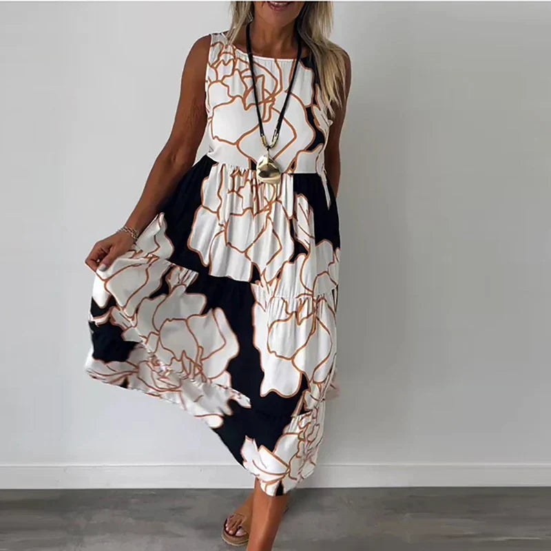 CAITLYN™ - Ärmelloses Maxikleid