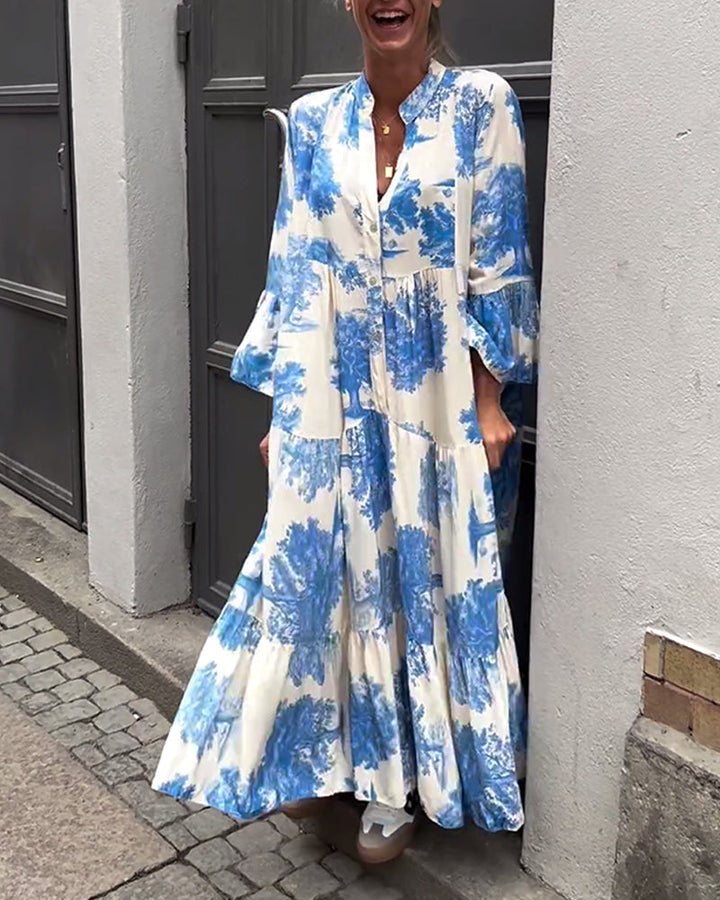 Diana™ - Bequemes Patchwork-Maxikleid