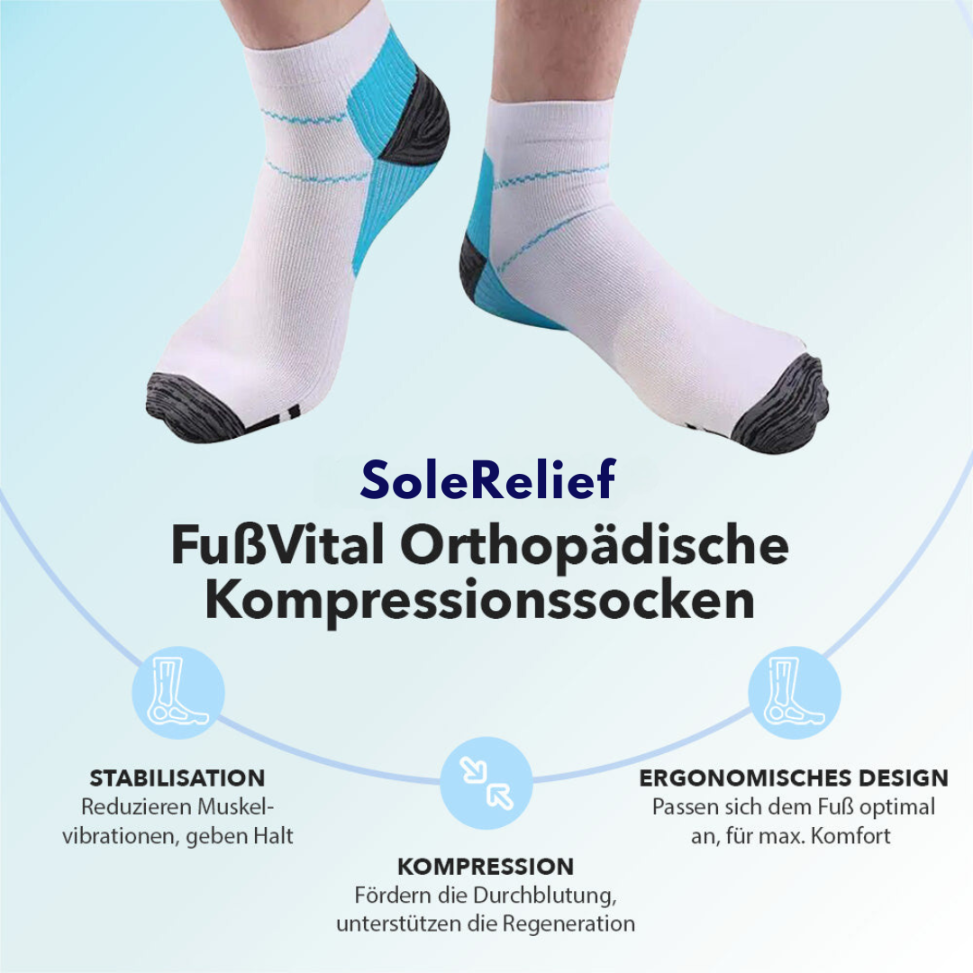 SoleRelief™ - Orthopädische Kompressionssocken für den Alltag