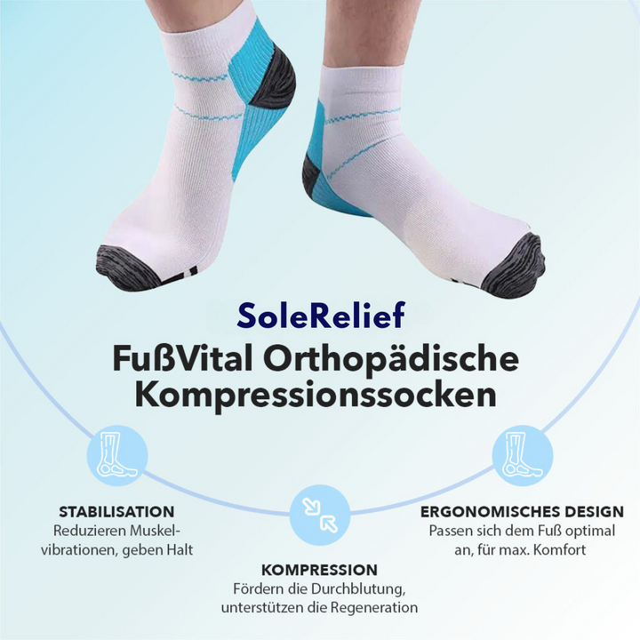SoleRelief™ - Orthopädische Kompressionssocken für den Alltag