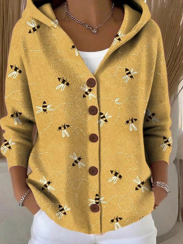 Cassidy | Gemütlicher Künstlerischer Langer Cardigan